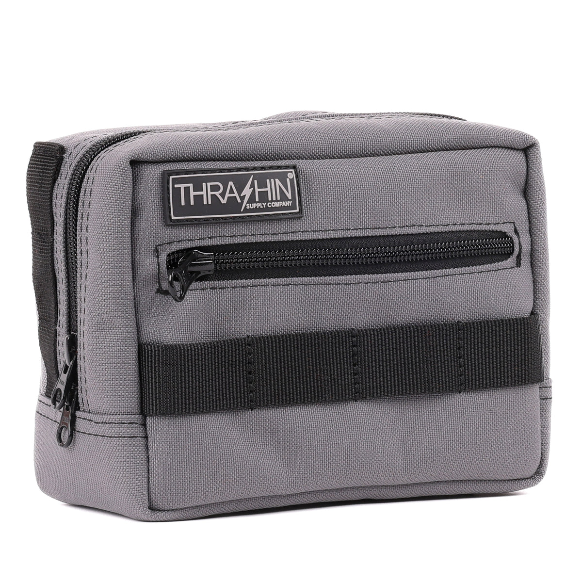 HandleBar Bag, Gray Handlebar Bag Thrashin Supply Co.