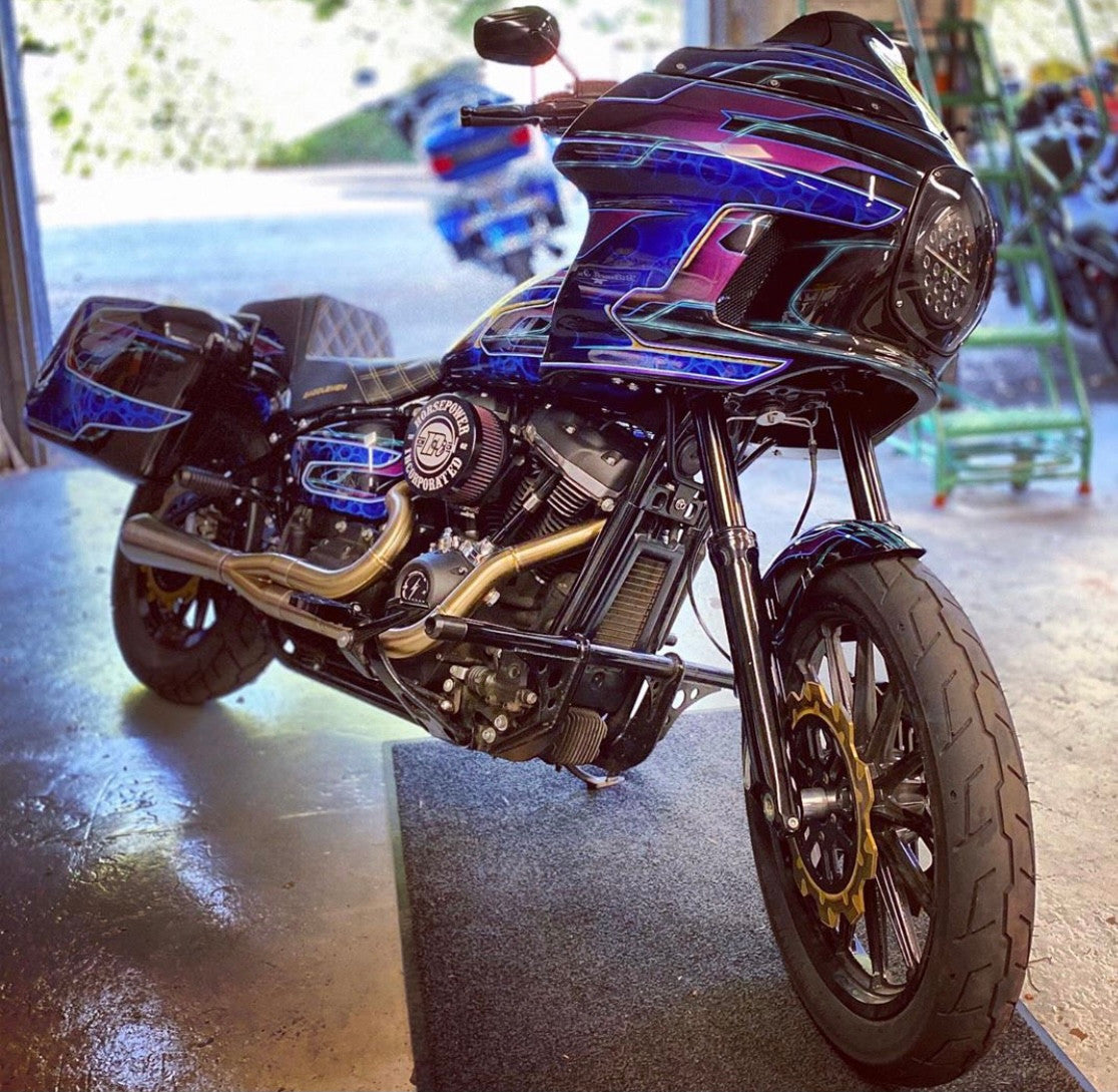 "Highway" Peg Crash Bar - 18+ Softail Crash Bar Bung King