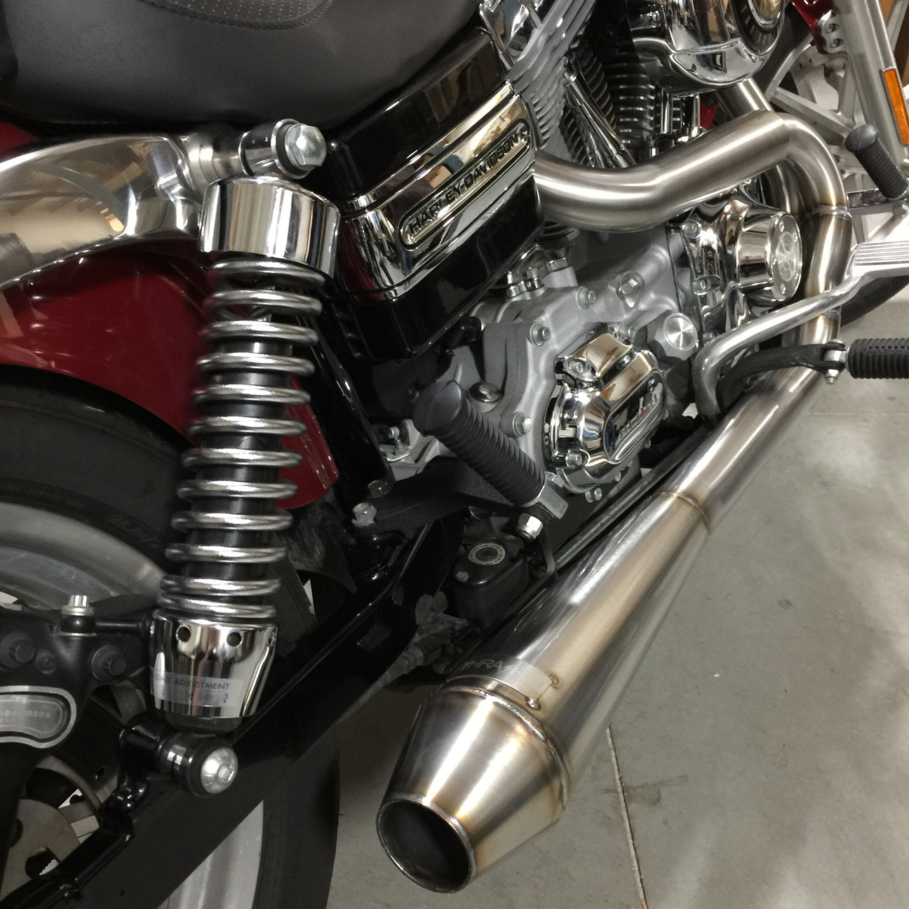 OG THRASHIN Stainless Steel 2>1 Exhaust - Dyna Full Exhaust System Thrashin Supply Co.