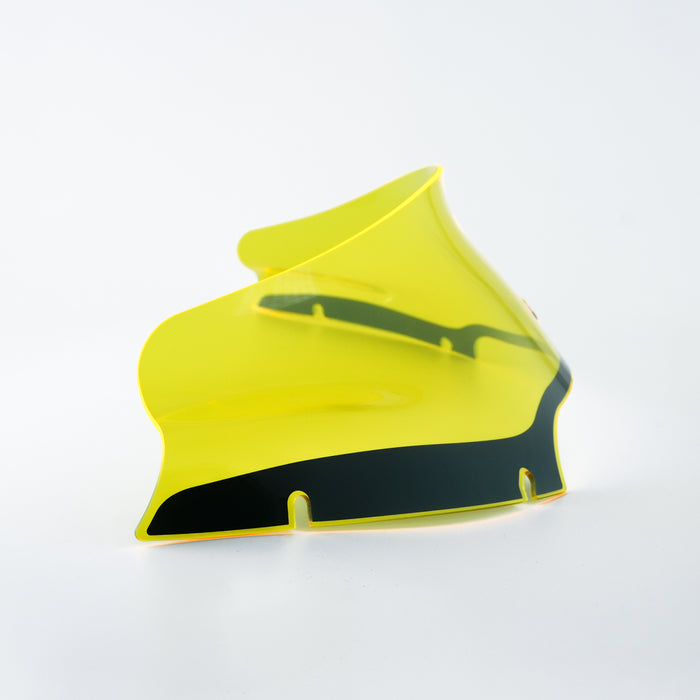 Kolor Flare™ Windshield - 14+ Road Glide Windshield Klock Werks 6" Yellow Ice