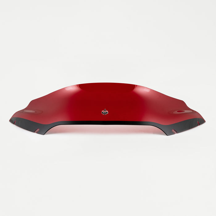 Kolor Flare™ Windshield - 14+ Road Glide Windshield Klock Werks 6" Red