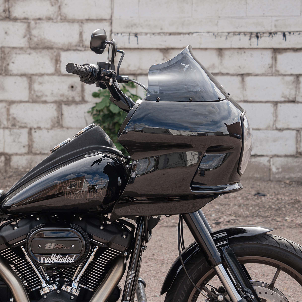 9" Flare® Windshield, Dark Smoke - FXRP style fairings