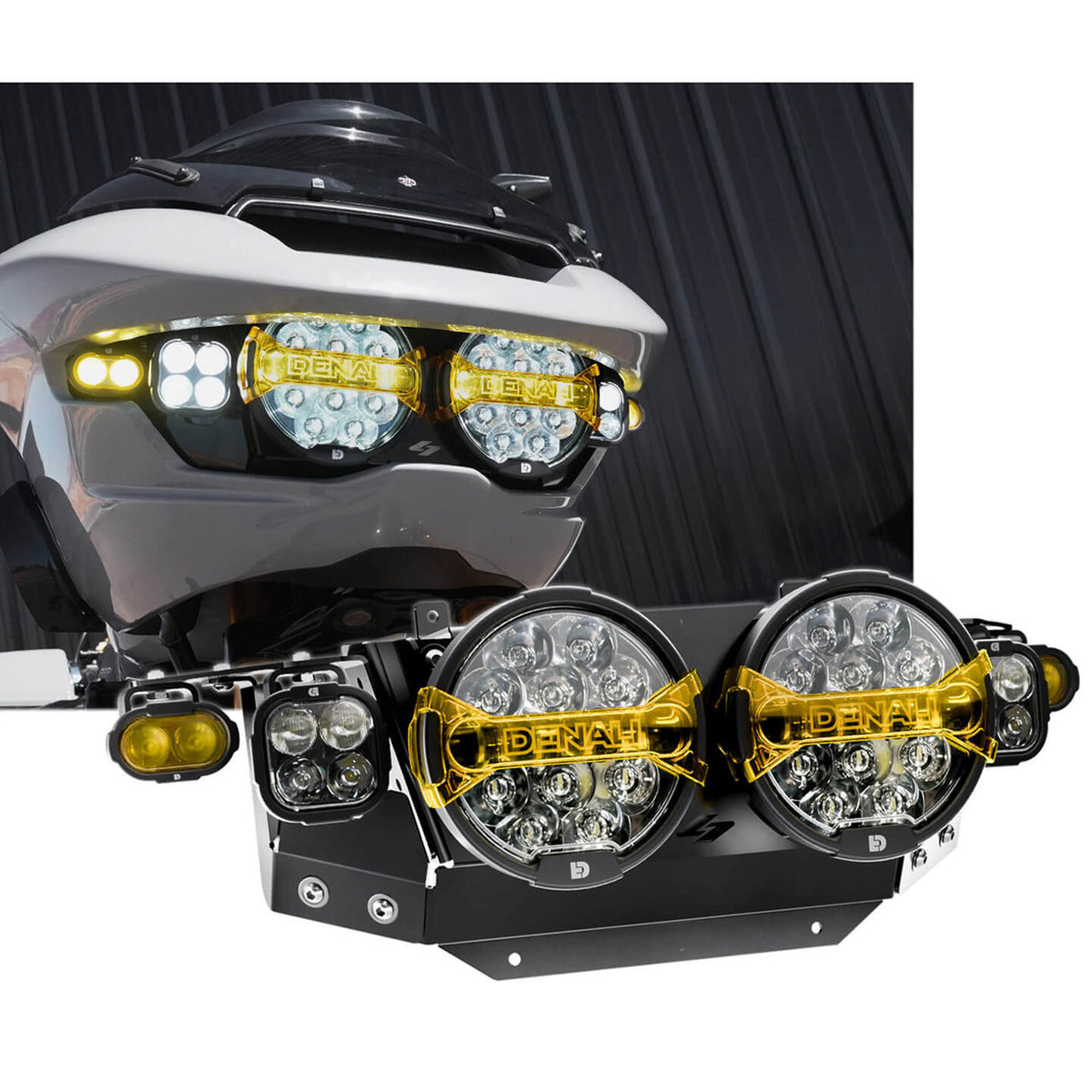 Denali Full Deck Light Kit - 24+ Touring Headlight Denali Electronics