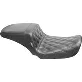 Kickflip Double Diamond Seat - 06+ Dyna Seat Le Pera 06+ Dyna Double Diamond