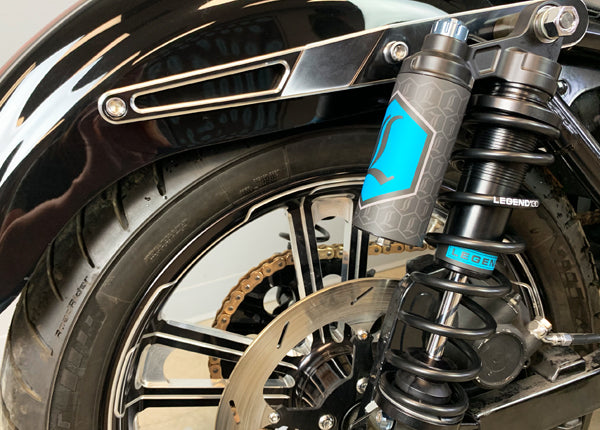 Legend REVO ARC Piggyback - 04+ Sportster Rear Shocks Legend Suspension