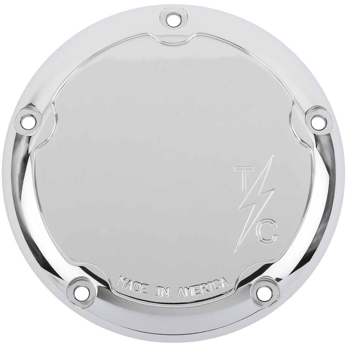 Dished 5 Hole Derby Cover - 17+ Touring Derby Cover Thrashin Supply Co. Chrome