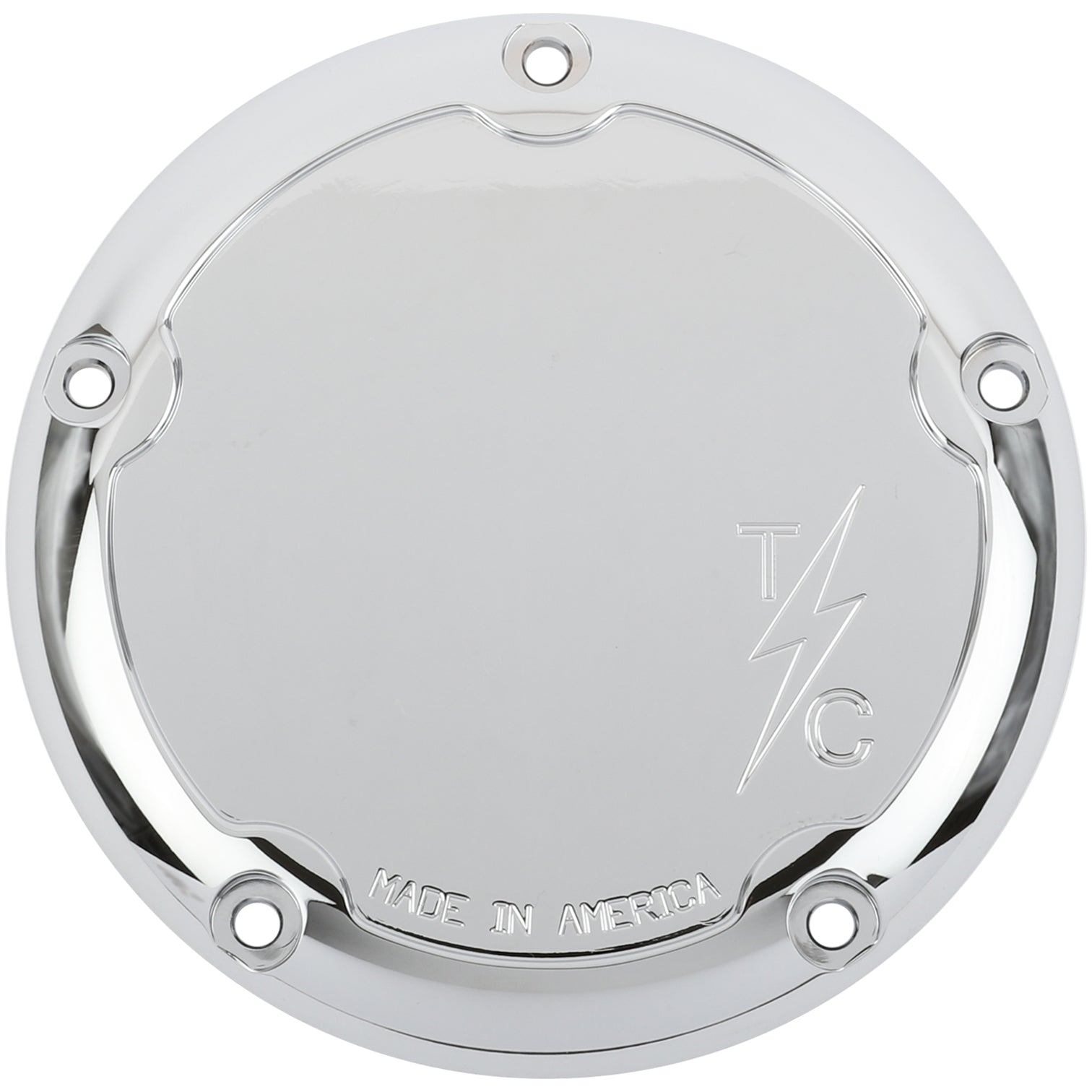 Dished 5 Hole Derby Cover - 17+ Touring Derby Cover Thrashin Supply Co. Chrome