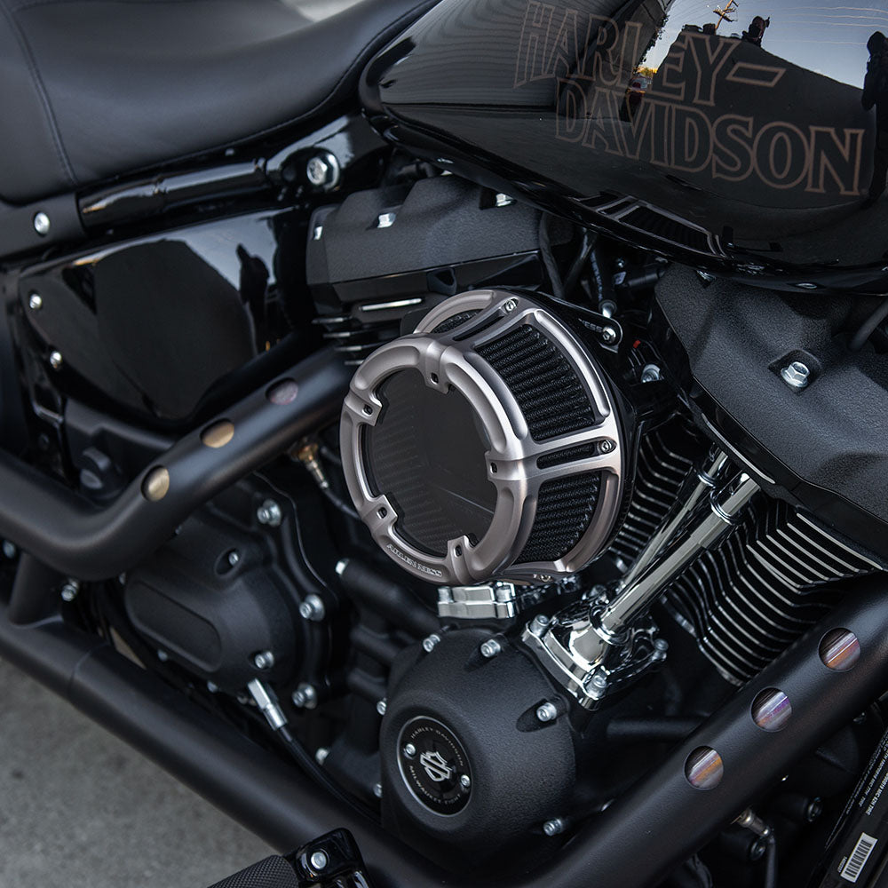 Method® Air Cleaner, Titanium - 17-23 Milwaukee 8 Air Cleaner Arlen Ness