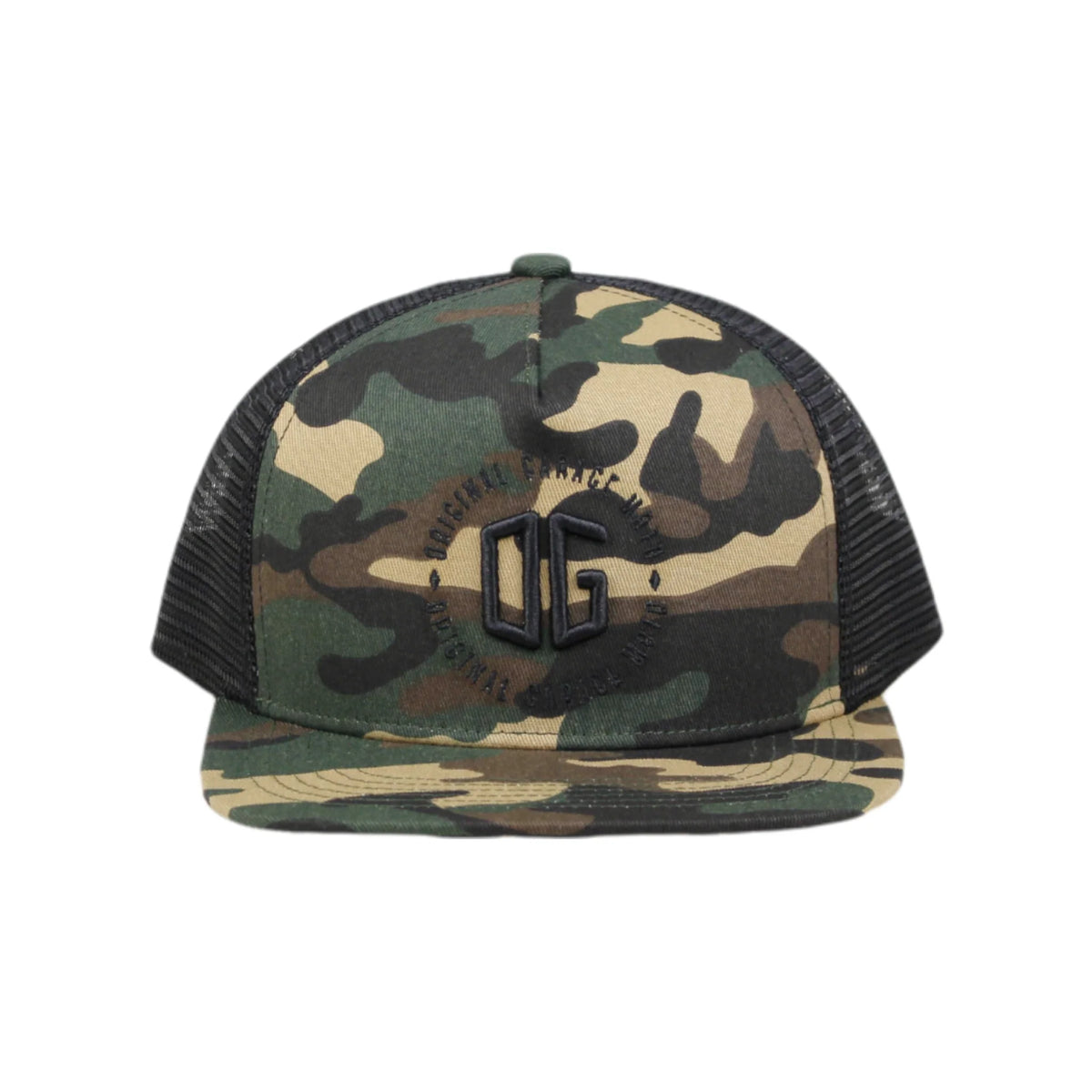 OG Blackout Camo Trucker Hat Trucker Cap Original Garage Moto