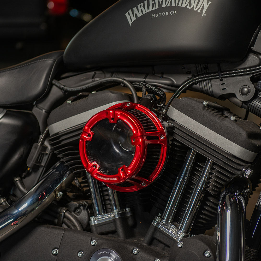 Method® Air Cleaner, Red - 24+ Touring Air Cleaner Arlen Ness