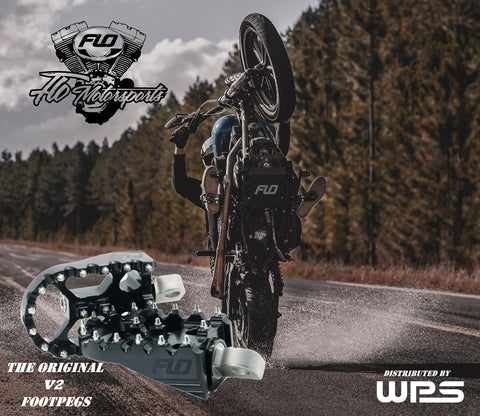 V2 MX Style Foot Pegs FOOT PEGS Flo Motorsports