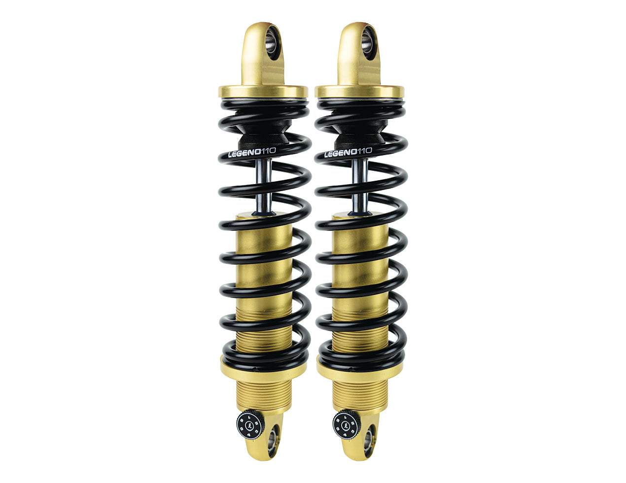 Legend REVO-A - Dyna Rear Shocks Legend Suspension Gold 12" Standard