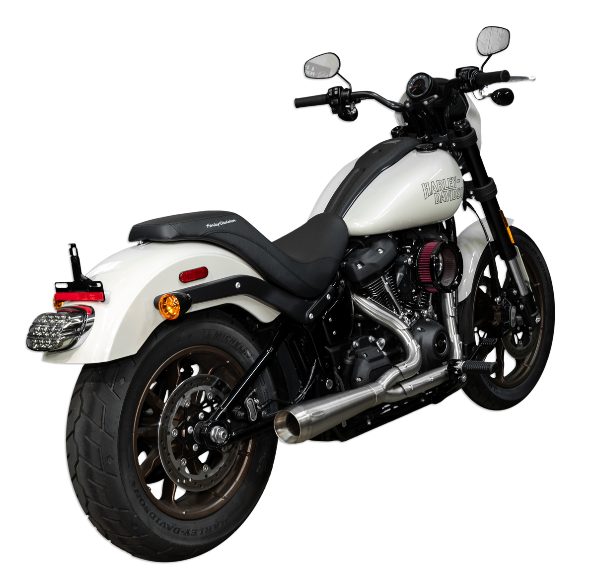 Assault 2:1 Exhaust - 18+ Softail Full Exhaust System Trask Performance