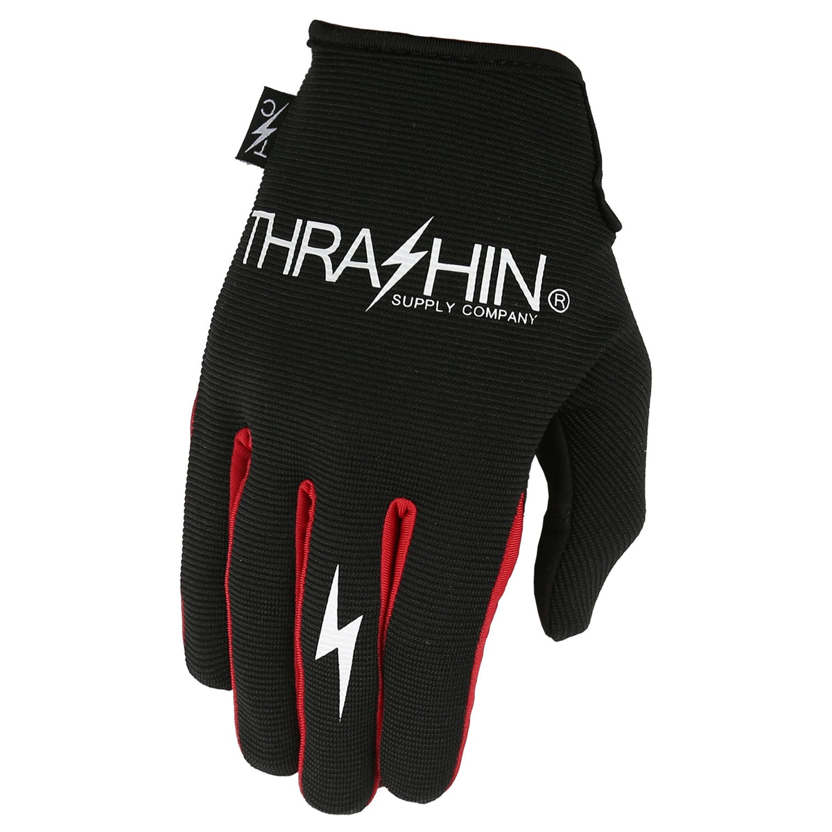 Stealth Gloves Gloves Thrashin Supply Co. Black & Red Small