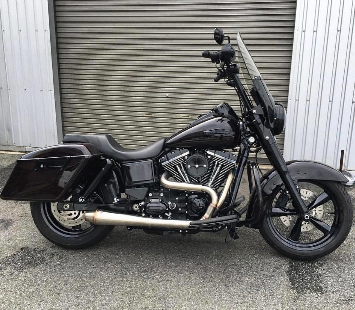 OG THRASHIN Stainless Steel 2>1 Exhaust - Dyna Full Exhaust System Thrashin Supply Co.