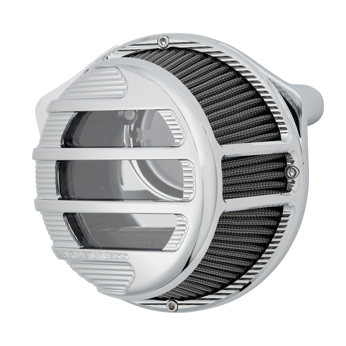 SideKick Air Cleaner, Chrome - 24+ Touring Air Cleaner Arlen Ness