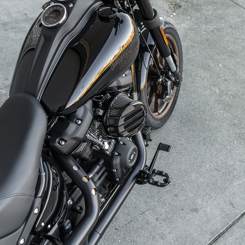 SideKick Air Cleaner, Black - 24+ Touring Air Cleaner Arlen Ness