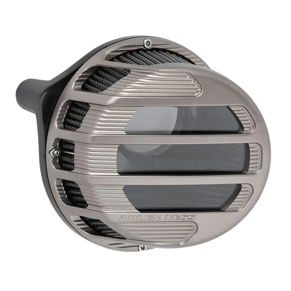 SideKick Air Cleaner, Titanium - 24+ Touring Air Cleaner Arlen Ness