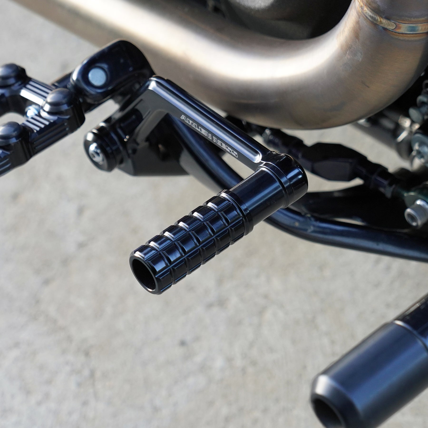 Speedliner Brake Arm, Black - 18+ Softail Brake Arm Arlen Ness
