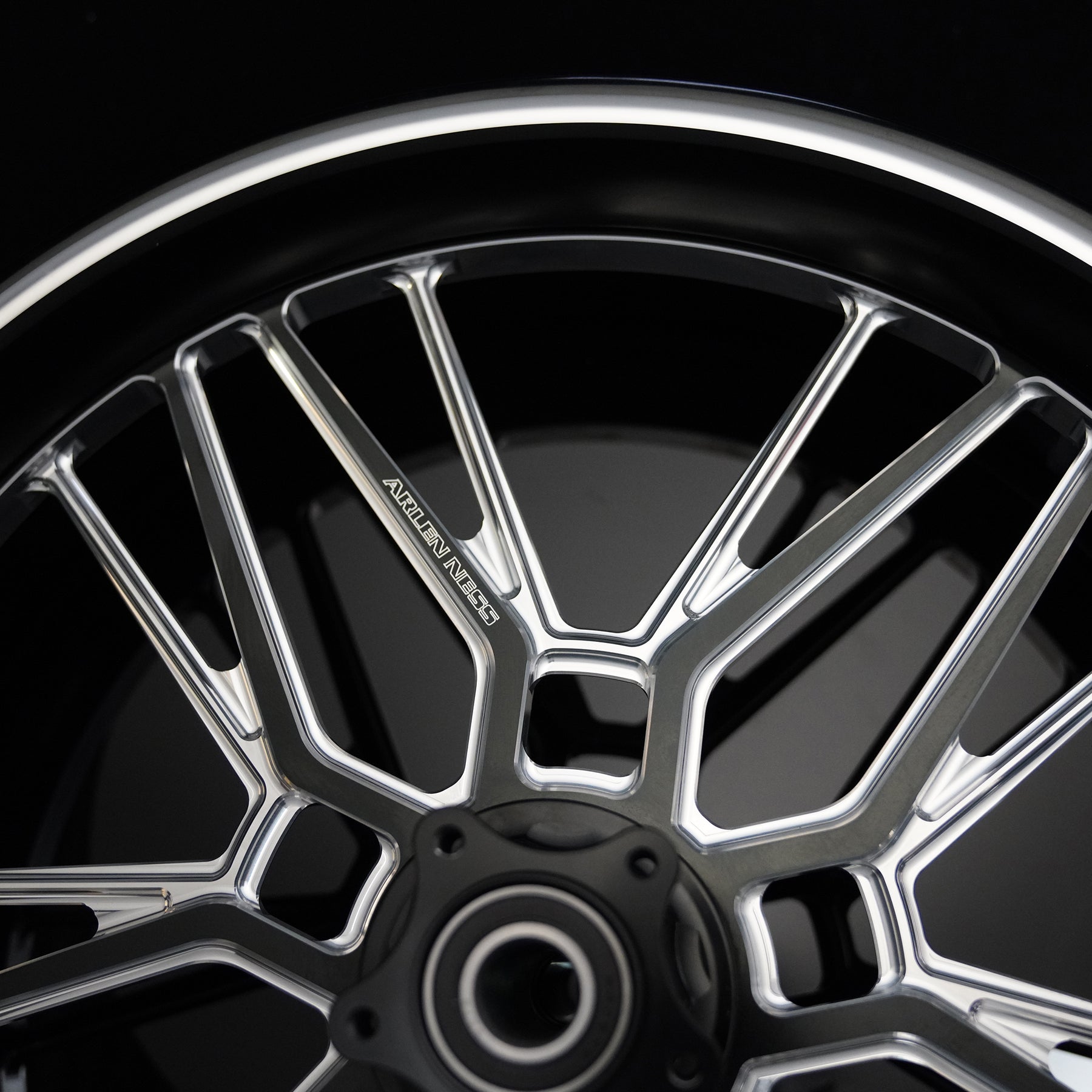 Split Spoke Forged Wheels, Contrast - 21" X 3.50" Wheels Arlen Ness
