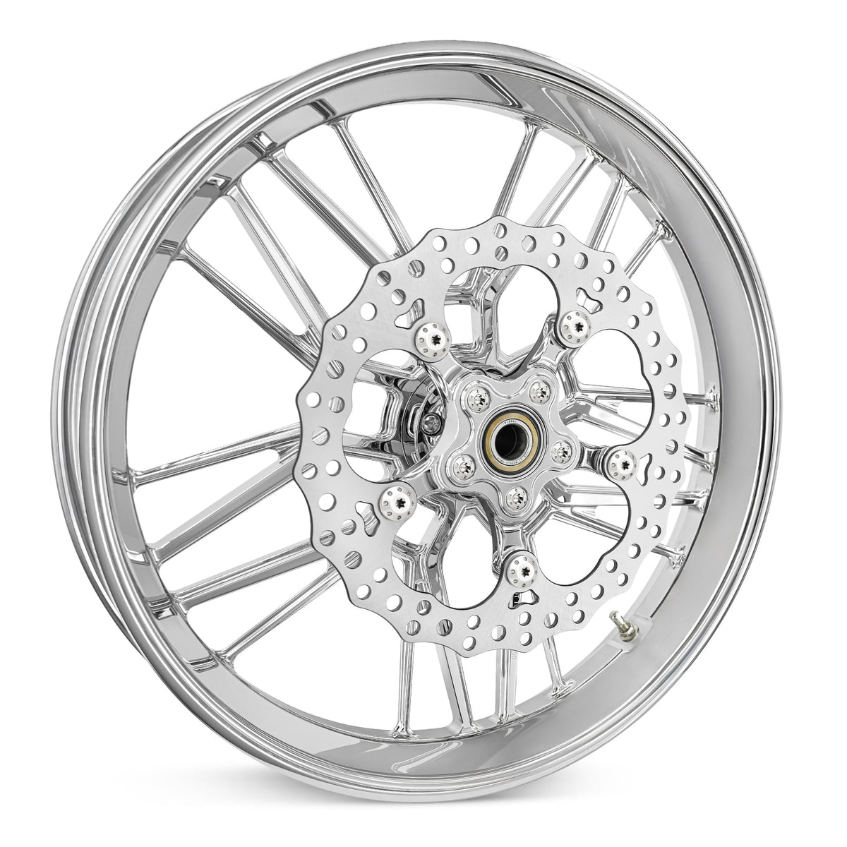 11.8" Spider Rear Brake Rotor, Chrome - 09+ Touring Brake Rotors Arlen Ness