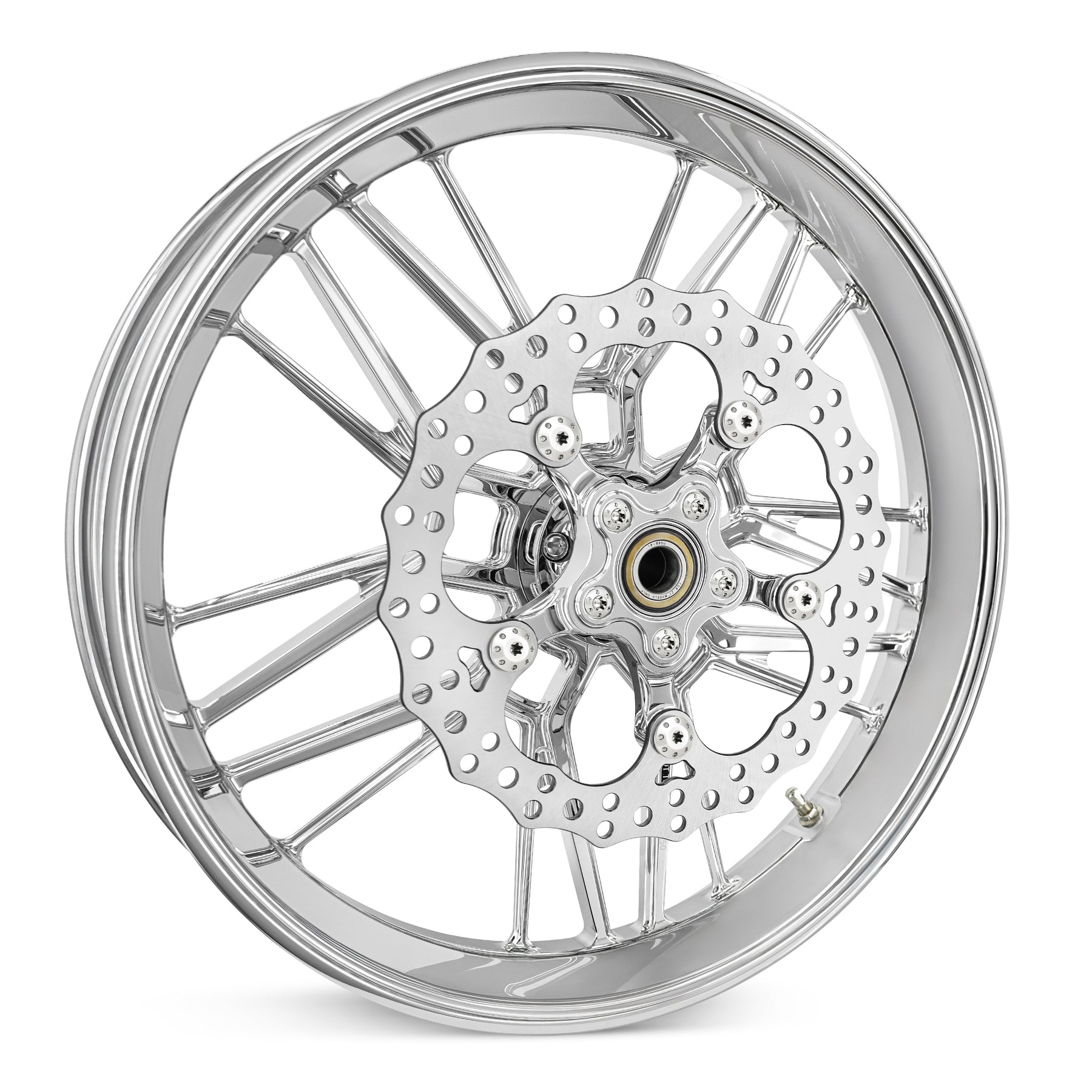 11.8" Spider Rear Brake Rotor, Chrome - 09+ Touring Brake Rotors Arlen Ness