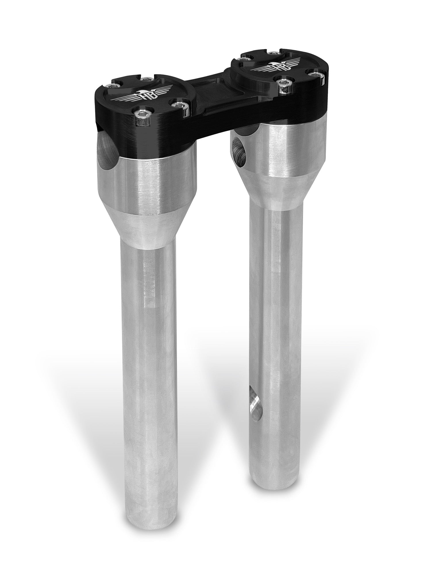 Clubstyle Straight Riser - 1 1/4" Clamping Area Risers Heinz Bikes 8" Silver Black