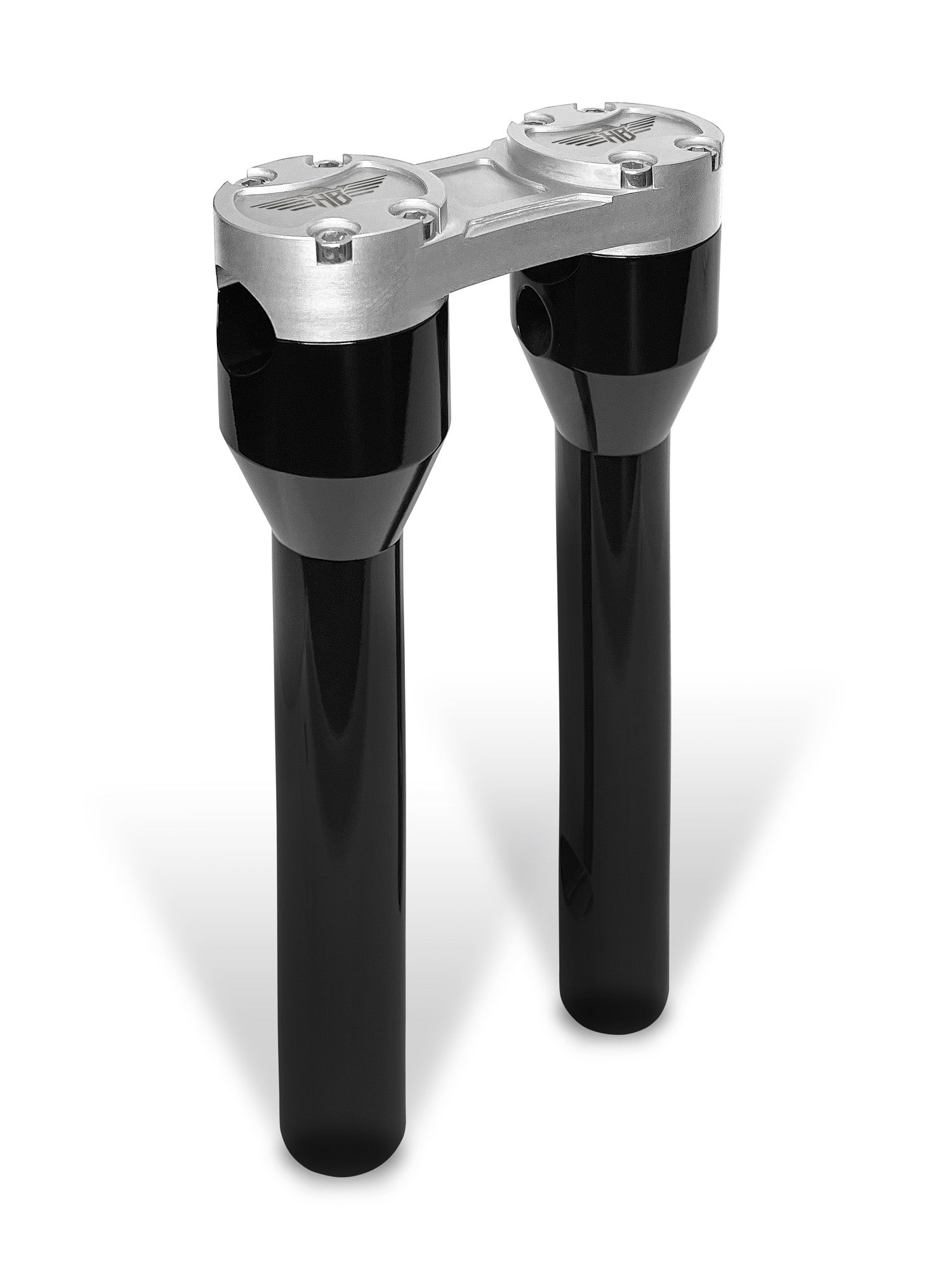 Clubstyle Straight Riser - 1 1/4" Clamping Area Risers Heinz Bikes 8" Black Silver