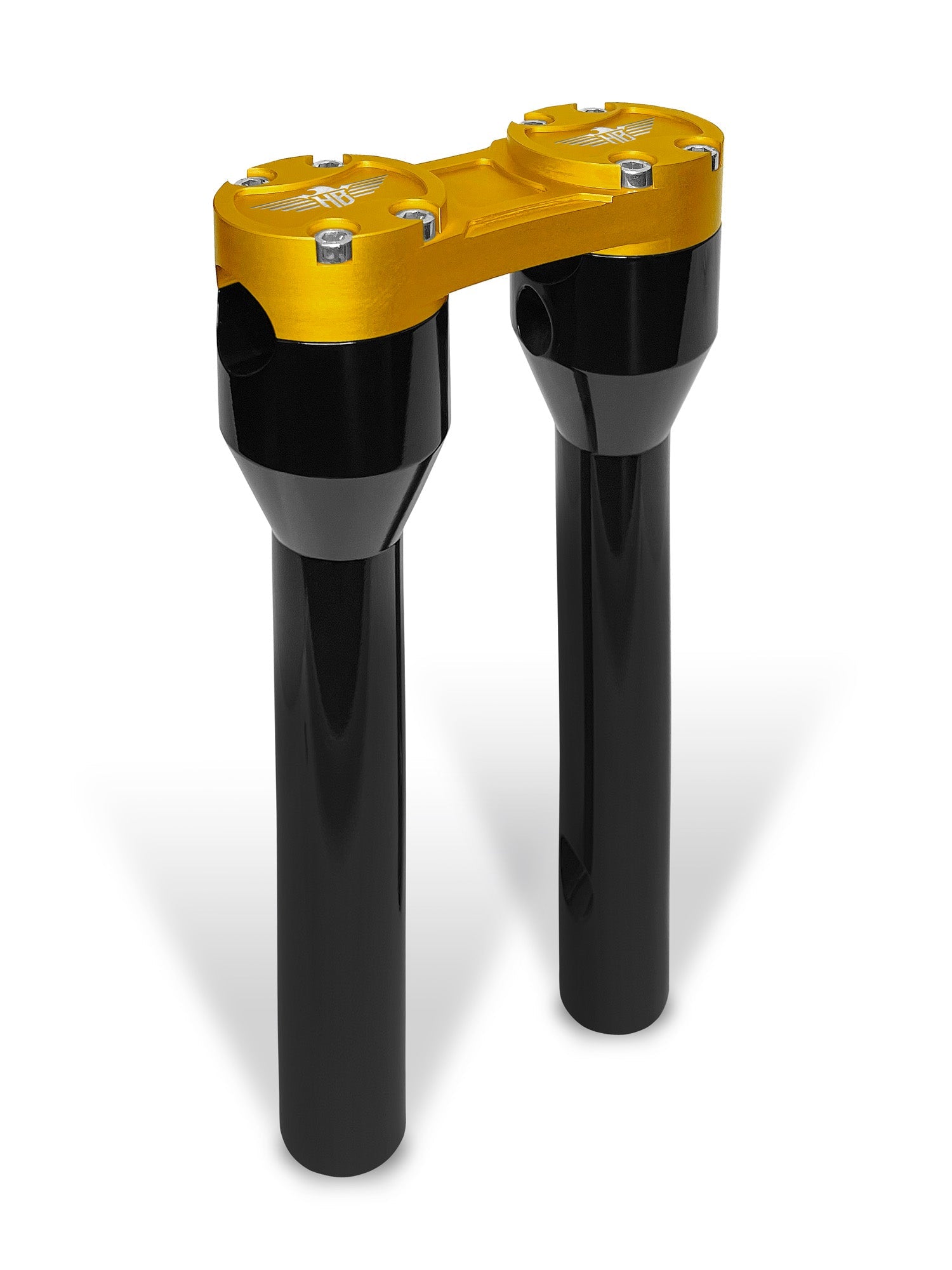 Clubstyle Straight Riser - 1 1/4" Clamping Area Risers Heinz Bikes 8" Black Gold