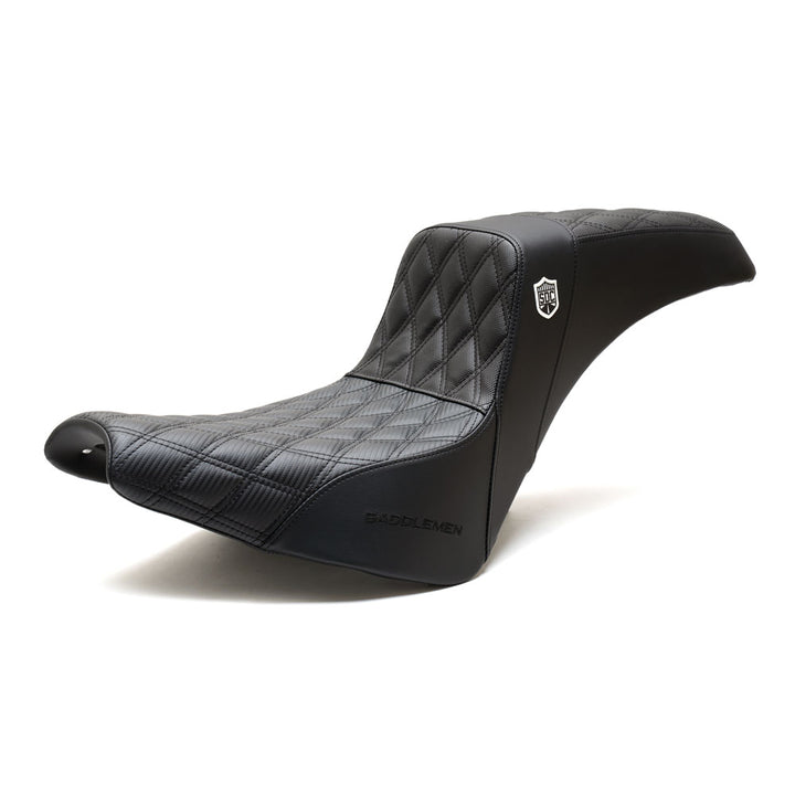 SDC Pro Series Performance Gripper Seat - 18+ Softail Seat Saddlemen Black No Backrest 18+ FXLR / FXLRS / FLSB
