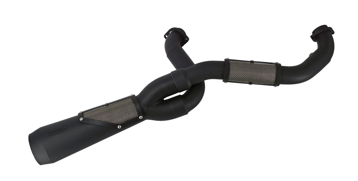 Big Sexy 2:1 Performance Exhaust - Touring Full Exhaust System Trask Black Milwaukee 8 - 17+ Touring