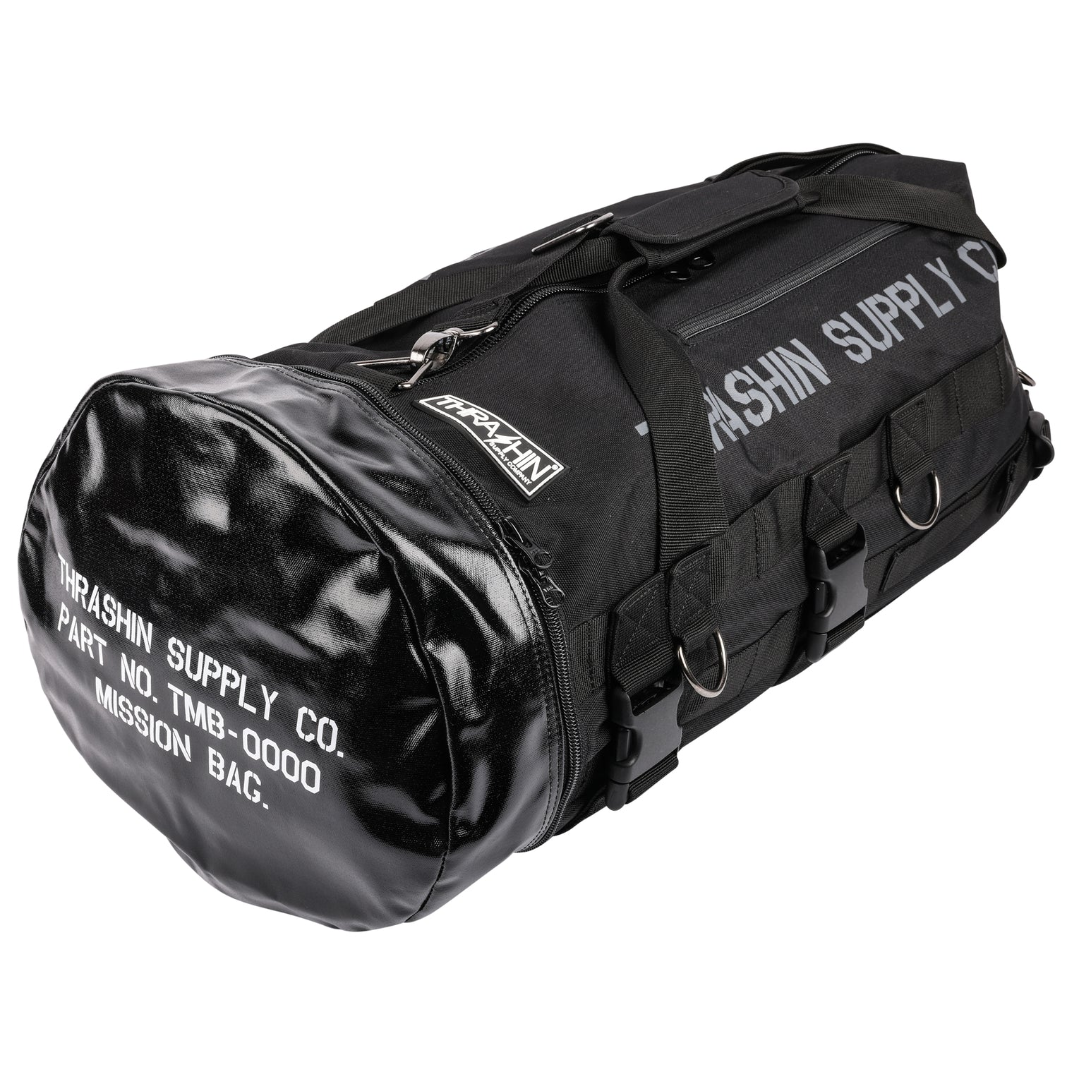 Mission Duffle Bag, Black Luggage Thrashin Supply Co.