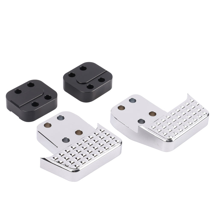 Apex Floorboard Tail Extension with 1/2 Lift Kit Floorboards Thrashin Supply Co. Chrome