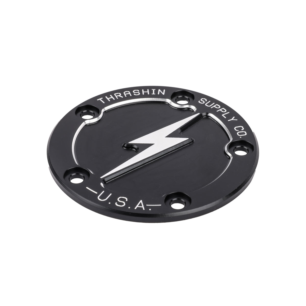 5-Hole Dished Points Cover - Twin Cam Timing Cover Thrashin Supply Co.