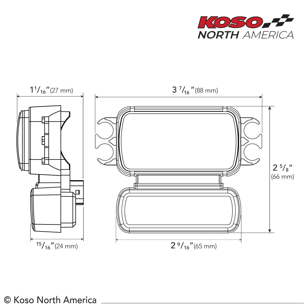 D2 - Multification Meter - 18+ Softail Gauges Koso North America