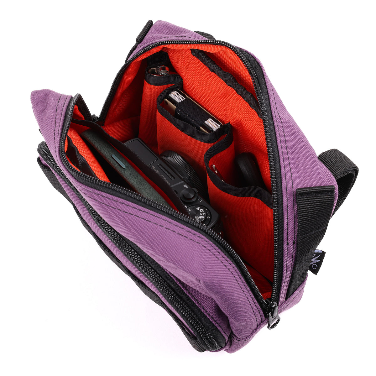 HandleBar Bag Plus, Purple Handlebar Bag Thrashin Supply Co.