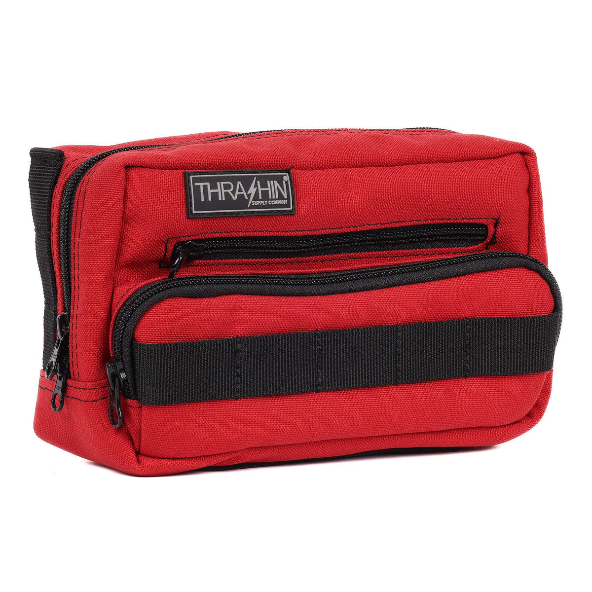 HandleBar Bag Plus, Red Handlebar Bag Thrashin Supply Co.