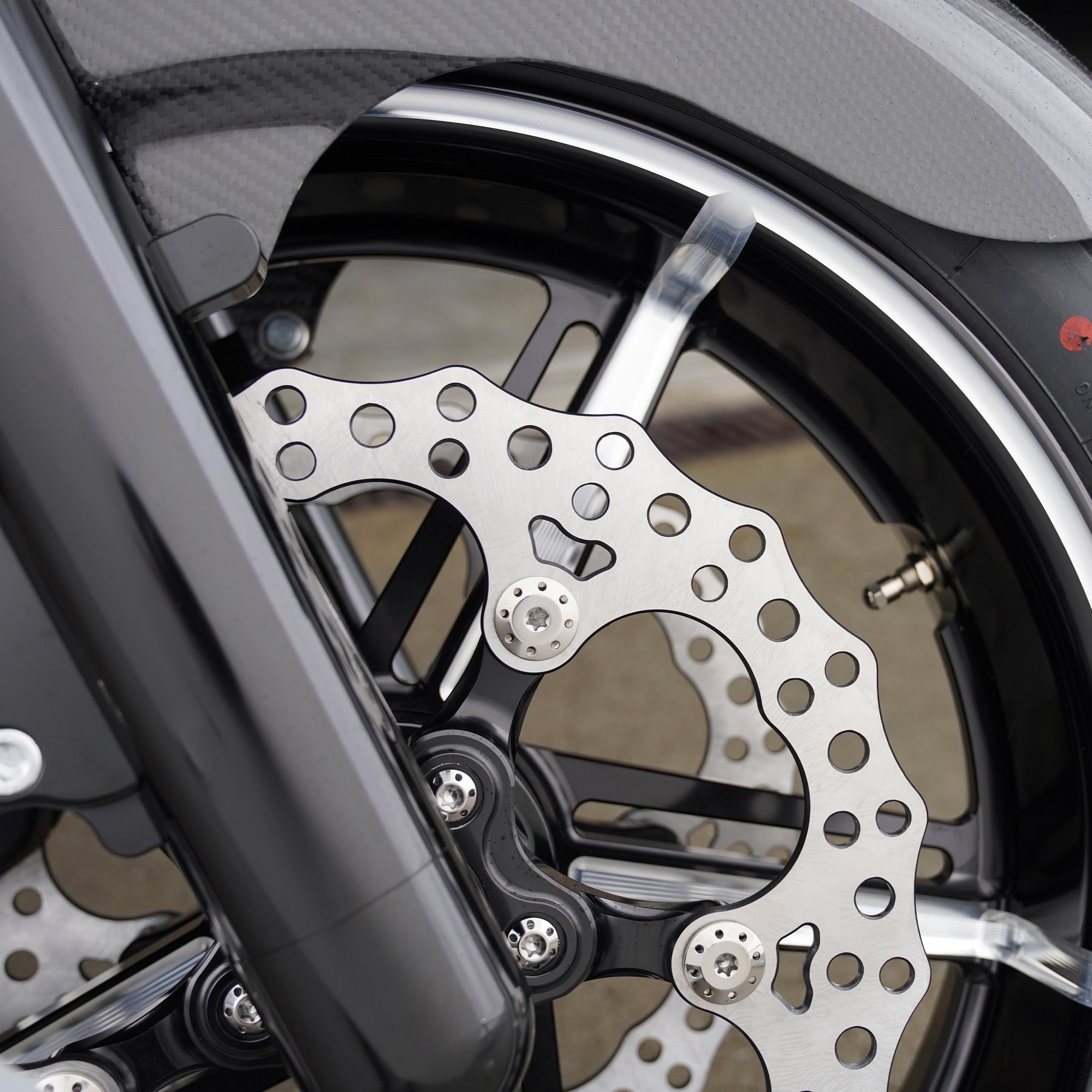 Titanium Floating Rotor Bolts, Polished - 24+ Touring Rotor Bolts Arlen Ness