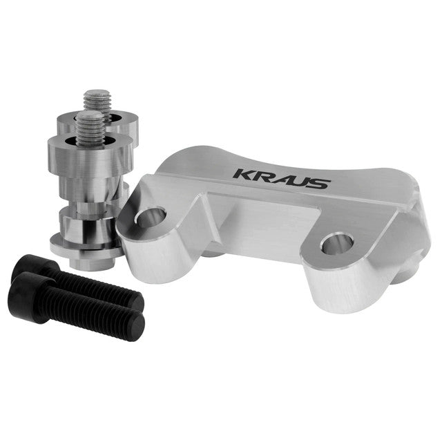 Raptor 1-1/2" Pull Back Plate - FXD / FXR / Softail / XL Pullback Plate Kraus Motor Co. Machine Finish