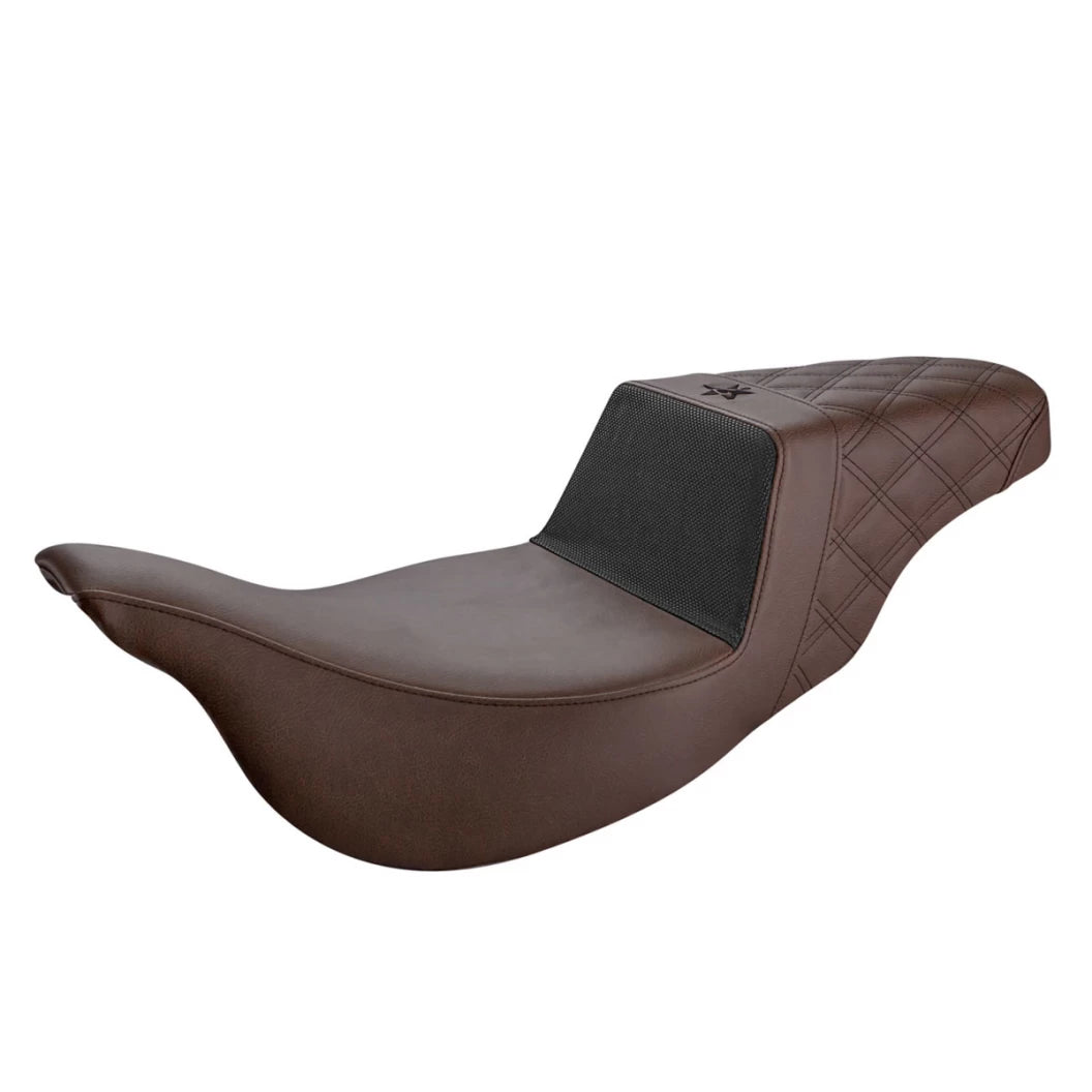 Unknown Industries Extended Reach Pro Series Performance Gripper Seat - 08-23 Touring Seat Saddlemen