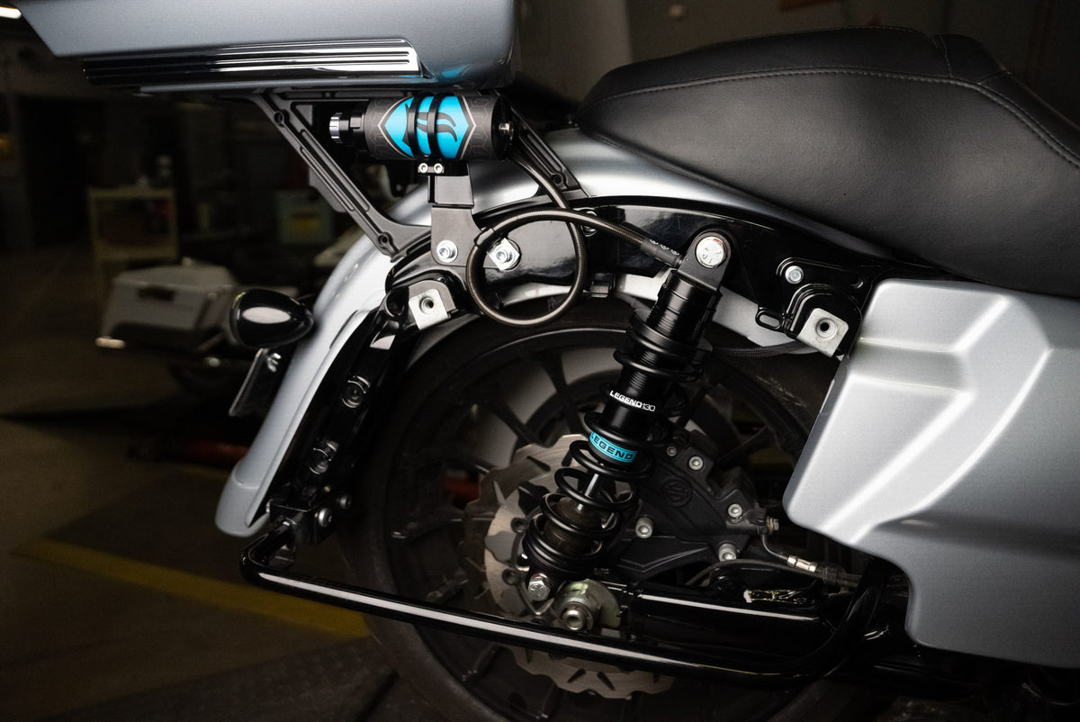 Legend REVO ARC RR External Mounting Brackets - 09+ Touring Rear Shocks Accessories Legend Suspension