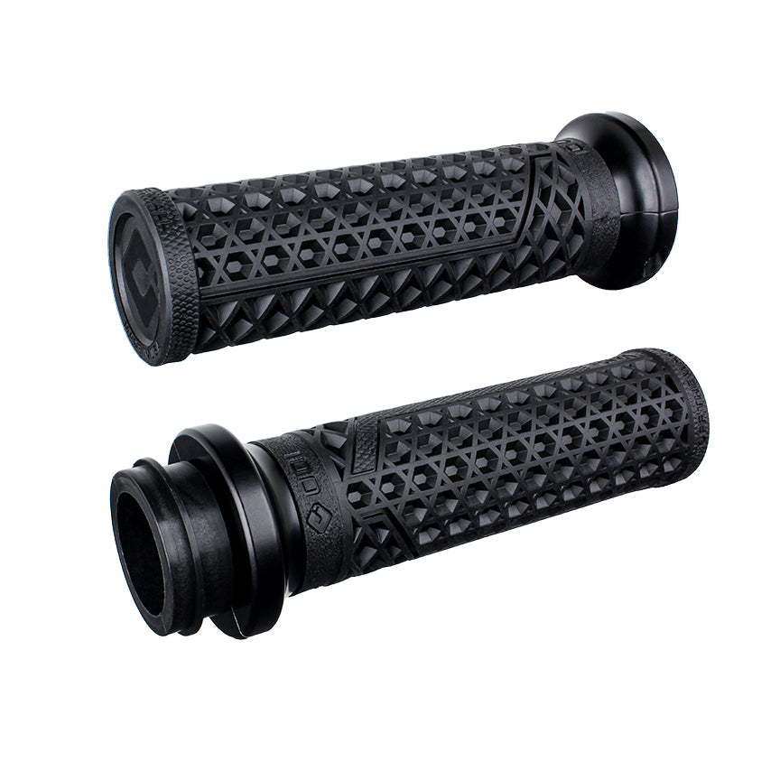 Vans V-twin Lock-On Grip Set Grips Odi Black / Black Throttle-By-Wire