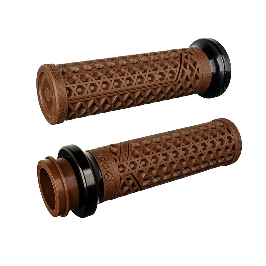 Vans V-twin Lock-On Grip Set Grips Odi Brown / Black Throttle-By-Wire