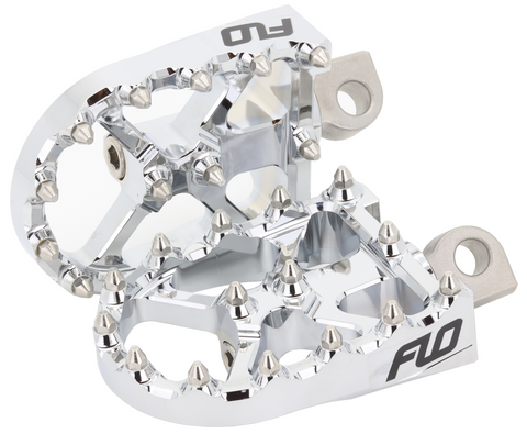 V3 Foot Pegs Foot Pegs Flo Motorsports Chrome