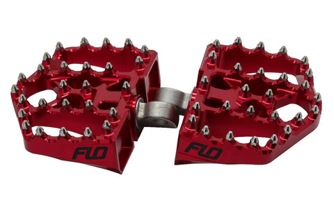 V4 Mini Floorboards Floorboards Flo Motorsports Red