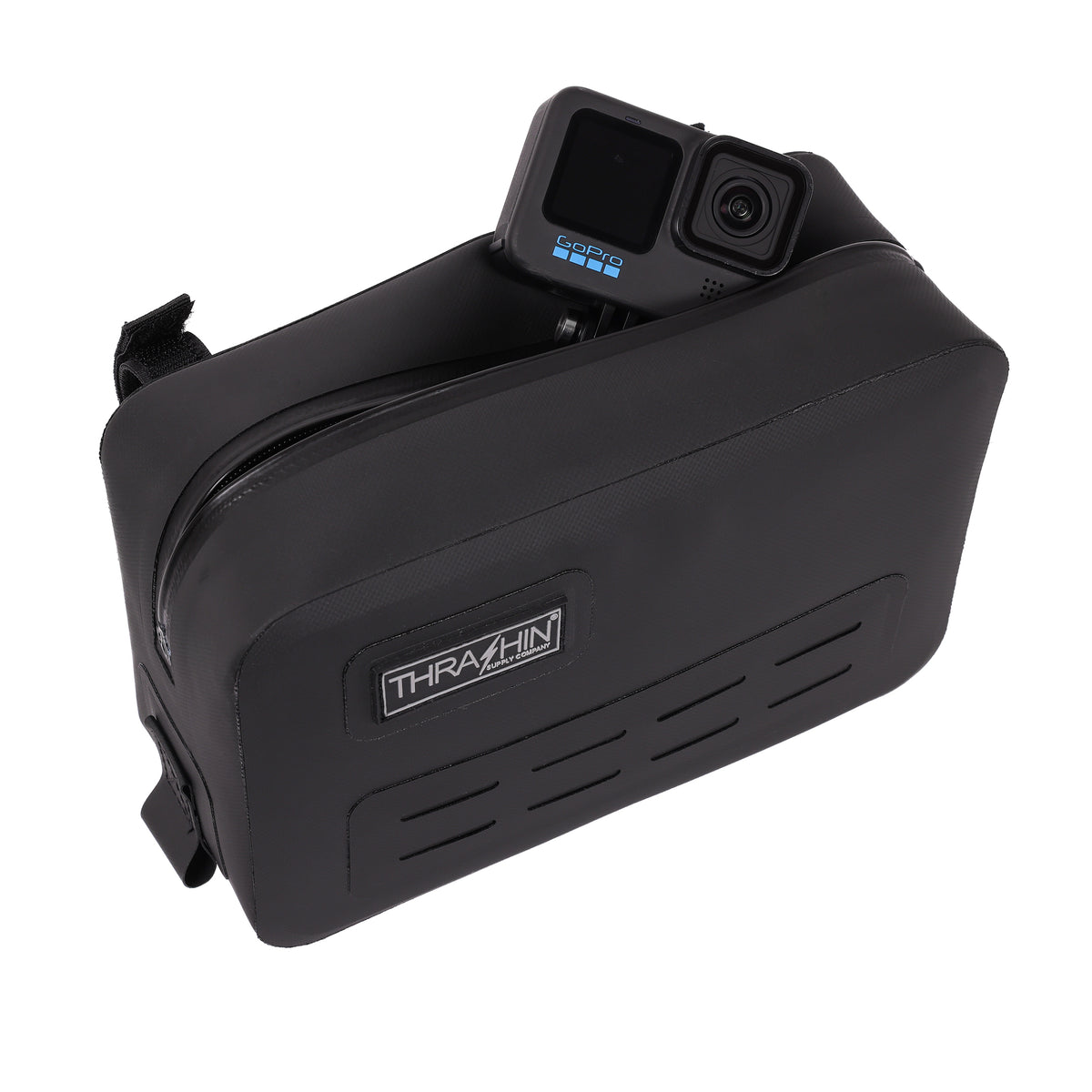 Waterproof HandleBar Bag, Black Handlebar Bag Thrashin Supply Co.