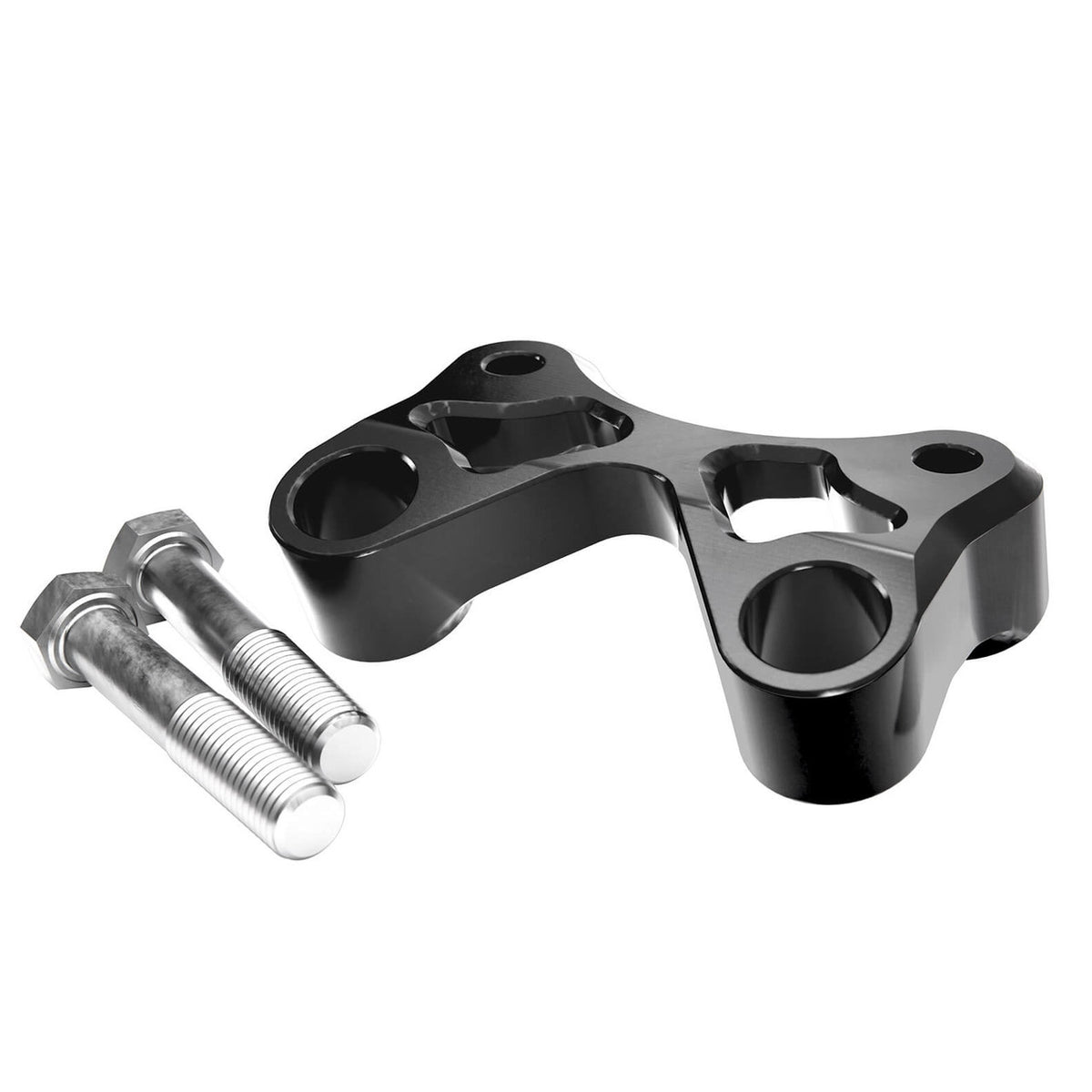 SDC Dagger Pullback Plate Pullback Plate Kraus Motor Co. Bagger & 18+ Softail Black Anodized