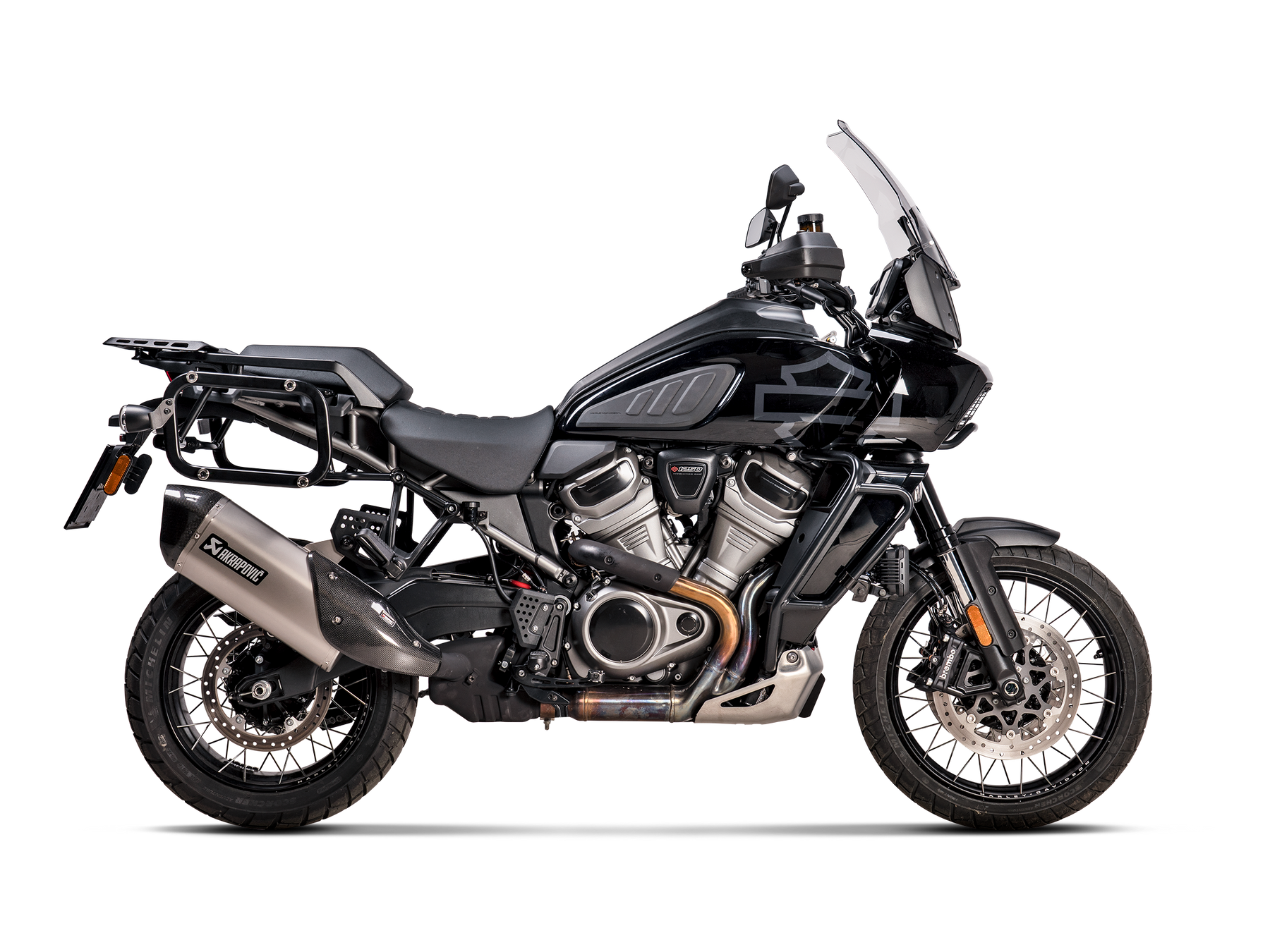 Titanium Slip-On - 21+ Pan America Slip-On Exhaust Akrapovič