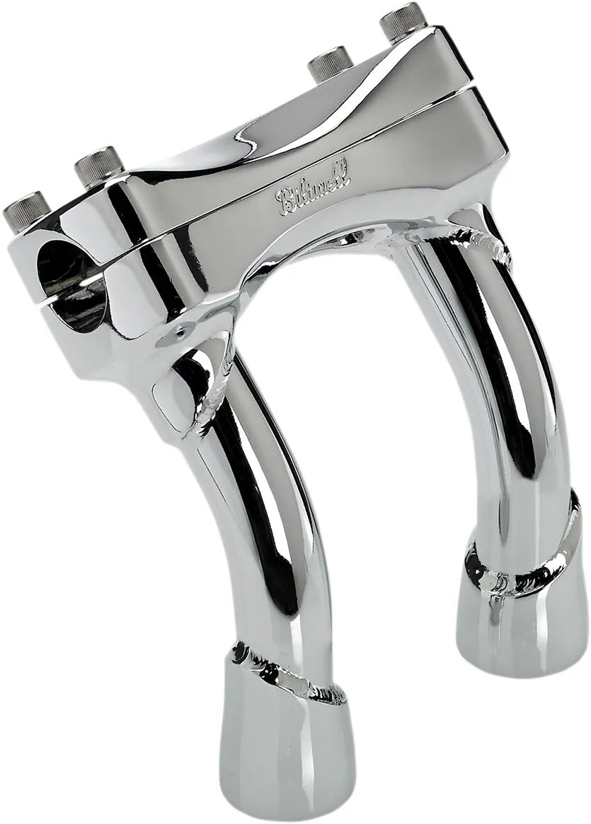 Murdock Handlebar Risers, Chrome - 6" Risers Biltwell Inc.
