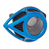 Clear Tear Air Cleaner, Blue - 24+ Touring Air Cleaner Arlen Ness